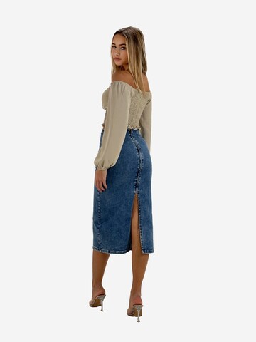 Elara Bluse in Beige