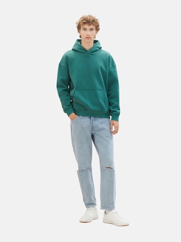 TOM TAILOR DENIM Sweatshirt in Grün