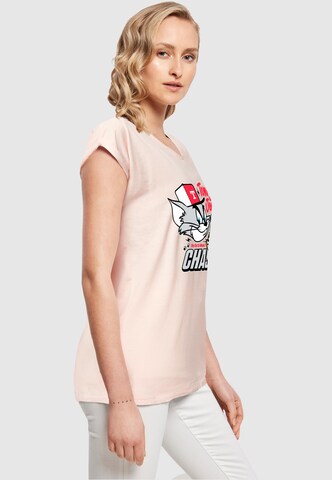 T-shirt 'Tom and Jerry - Chase' ABSOLUTE CULT en rose