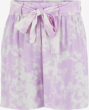 PIECES Trousers 'Nya' in Purple: front