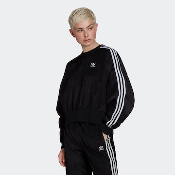 ADIDAS ORIGINALS - Sudadera en negro: frente