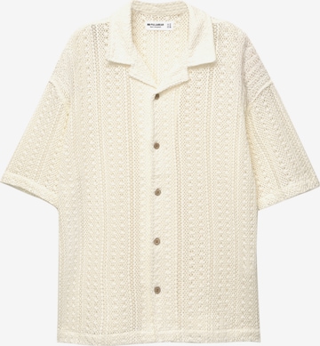 Pull&BearComfort Fit Košulja - bijela boja: prednji dio