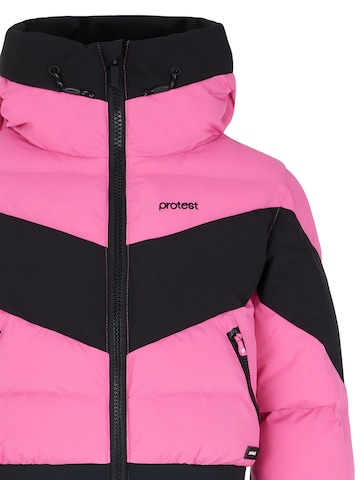 PROTEST Winterjacke 'PRTMILOU JR' in Pink: Vorderseite