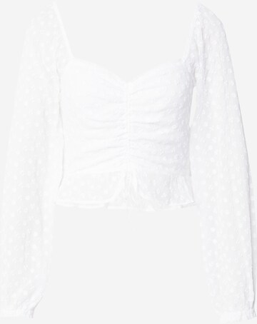 HOLLISTER Blouse in White: front