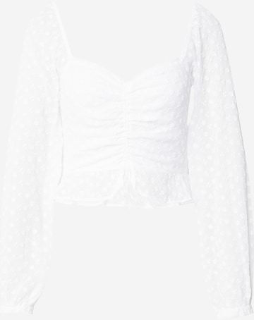 HOLLISTER Blouse in White: front