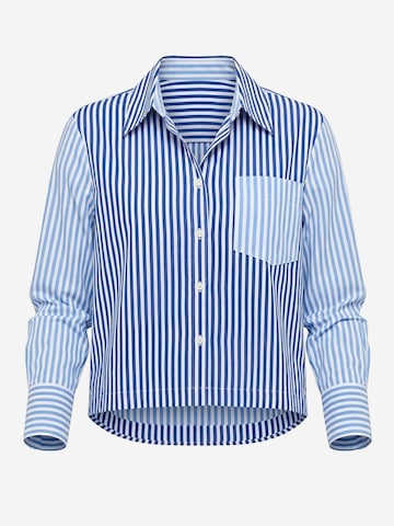 Il Lanificio Shirt in Blau: Vorderseite