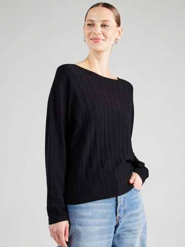 s.Oliver BLACK LABEL Trui in Zwart: voorkant