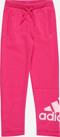 regular Pantaloni sportivi 'Essentials French Terry' di ADIDAS SPORTSWEAR in rosa: frontale