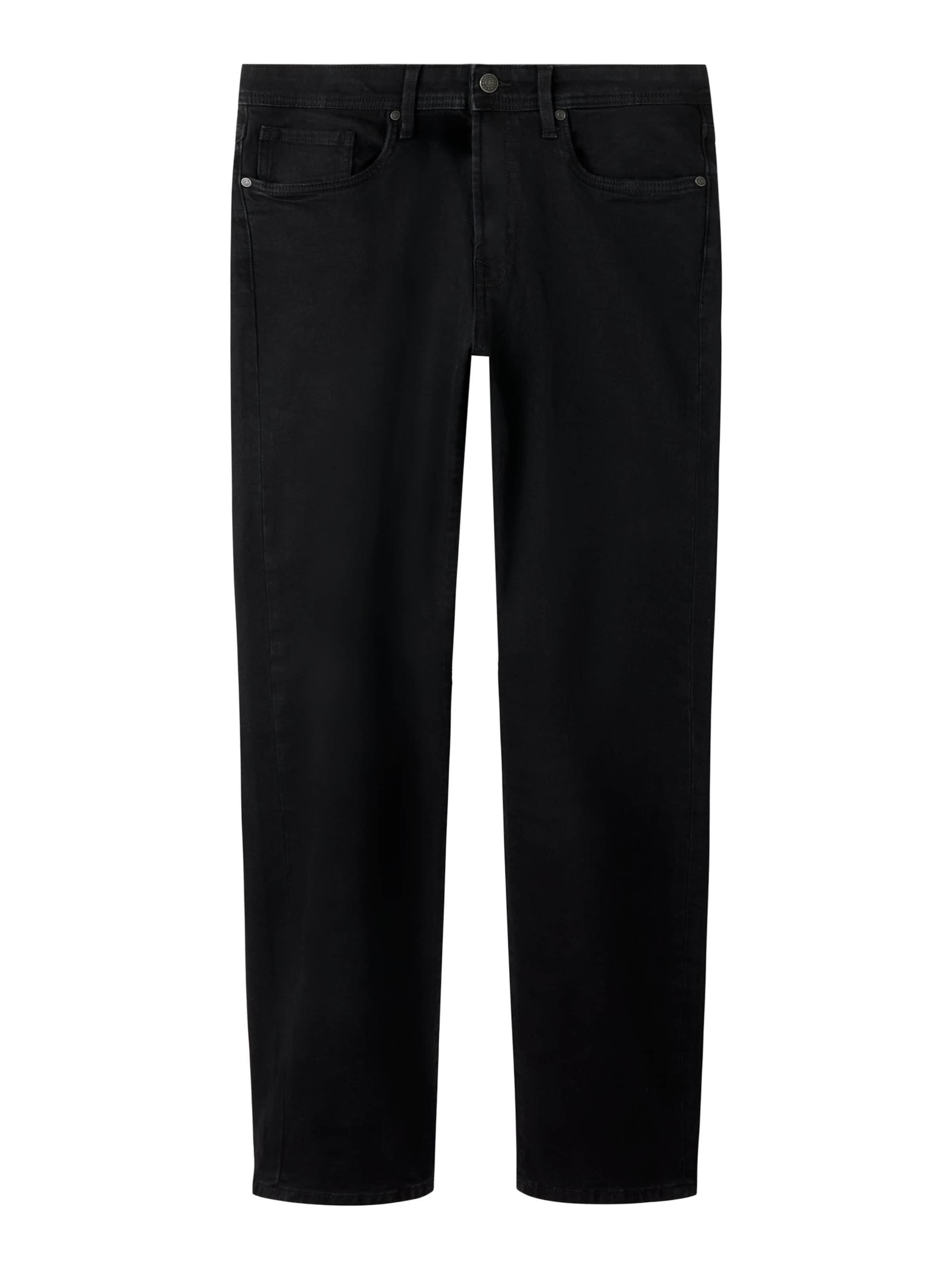 TWO SOON Tapered Jeans i sort: forside