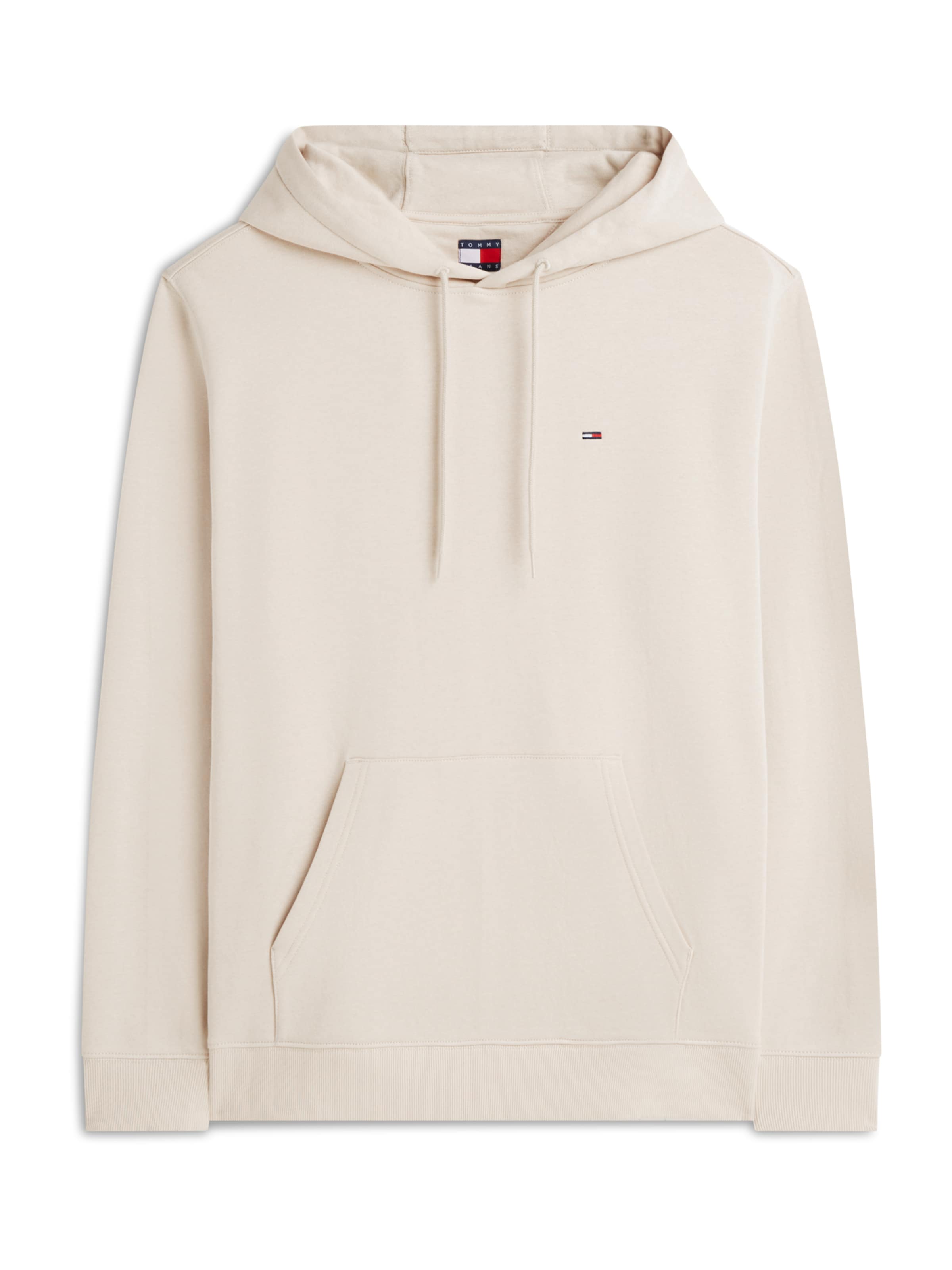 Tommy JeansSweater majica - bež boja: prednji dio