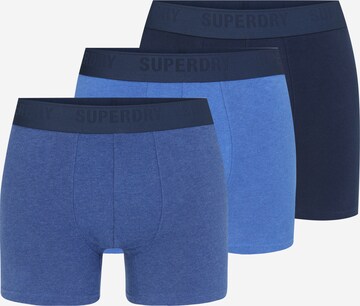 Superdry - Calzoncillo boxer en azul: frente