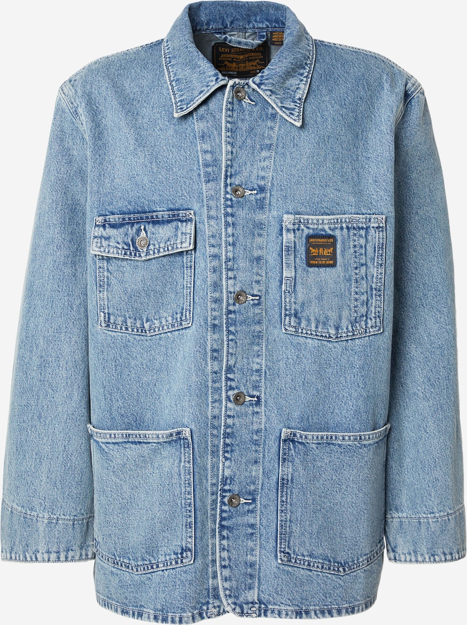 Geacă de primăvară-toamnă 'BERKLEY' de la LEVI'S ® pe albastru: față