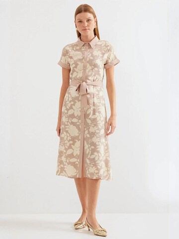 Bigdart Shirt Dress 'Midi' in Beige: front