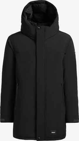 khujo Jacke 'Dehl' in Schwarz: Vorderseite