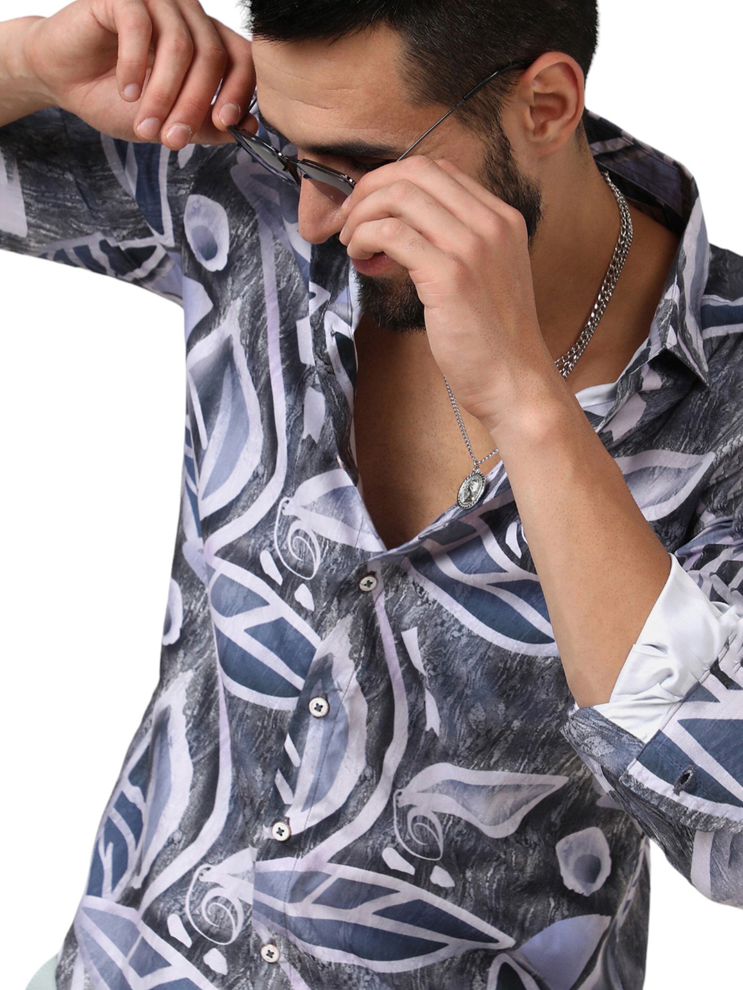 jauktas krāsas Campus Sutra Standarta piegriezums Krekls 'Johnny'