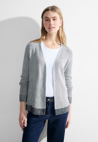 CECIL Knit Cardigan in Grey: front