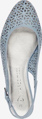 MARCO TOZZI Ballet Flats with Strap in Blue