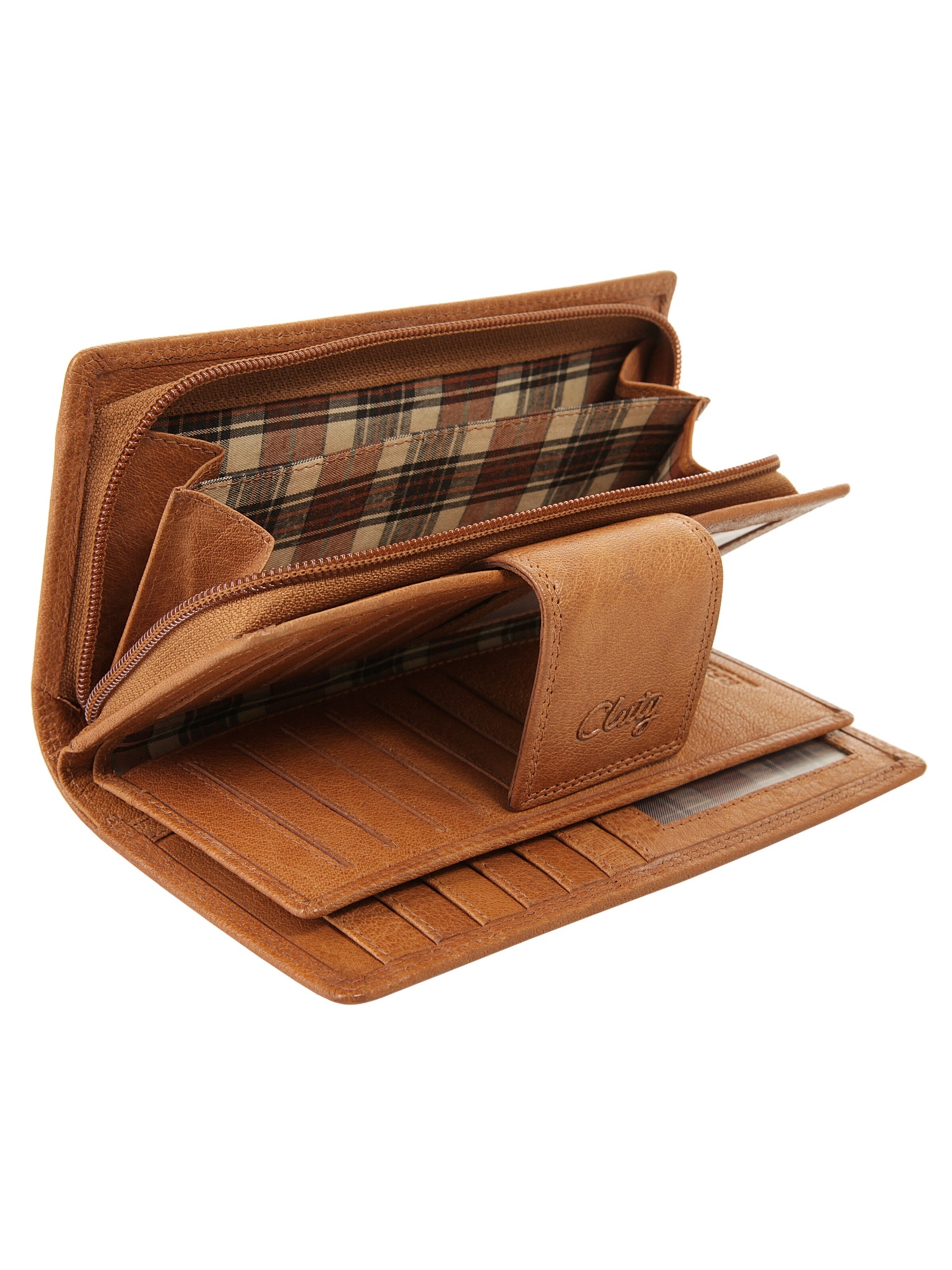 Cluty Wallet 'Cluty Geldbörse' in Brown