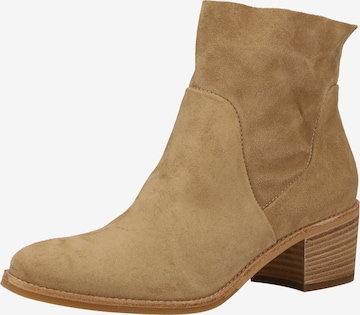 Paul Green Ankle Boots in Beige: front