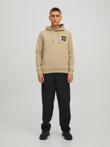 Sweat-shirt 'Lock' JACK & JONES en beige