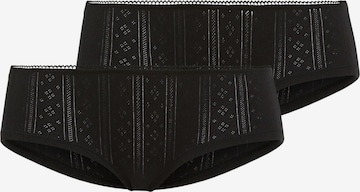 juoda LSCN by LASCANA Kelnaitės paaukštintu liemeniu: priekis