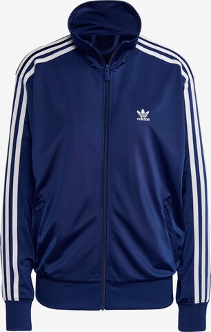 ADIDAS ORIGINALS Zip-Up Hoodie 'Adicolor Classics Firebird' in Blue: front