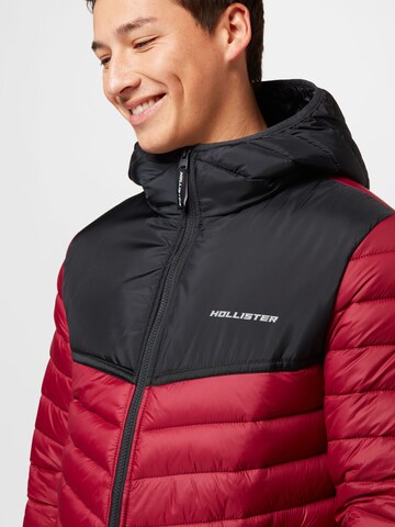 HOLLISTER Winter jacket in Red