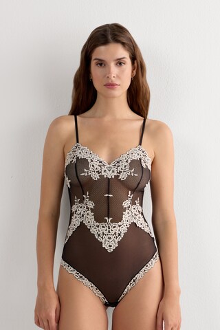 INTIMISSIMI Body 'Pretty Flowers' in Schwarz