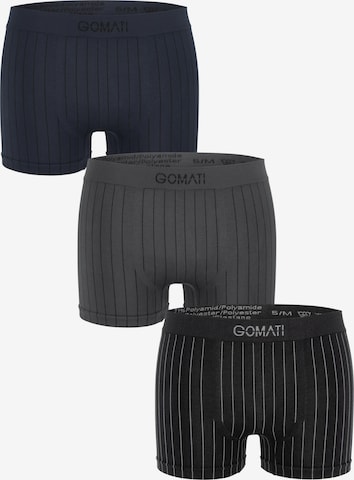 Gomati Boxershorts 'Seamless Comfort' in Grau: Vorderseite