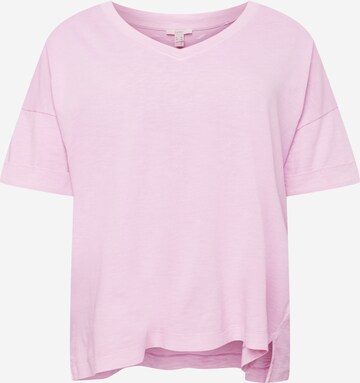 Esprit Curves Shirt in Roze: voorkant