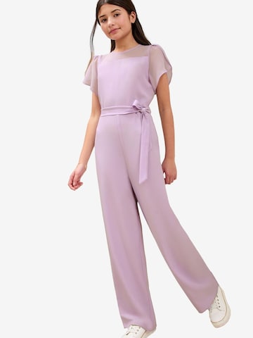 Lipsy Overall in Purple: front