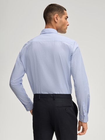 JOOP! Slim fit Button Up Shirt 'Mike' in Blue