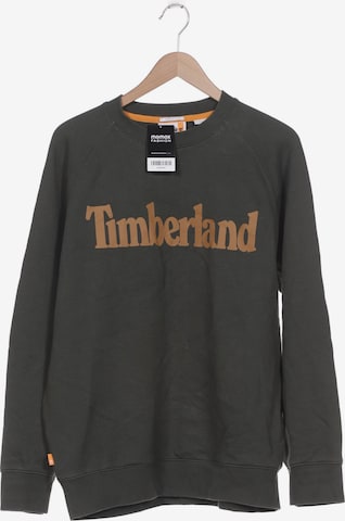 TIMBERLAND Sweatshirt & Zip-Up Hoodie in XL in Green: front