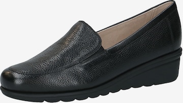 CAPRICE Classic Flats in Black: front