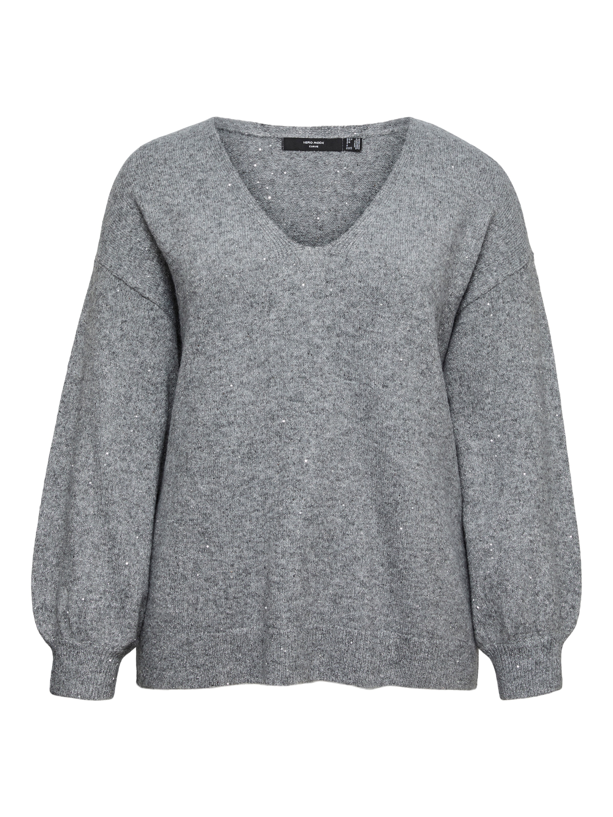 Pullover 'VMCDEMI' di Vero Moda Curve in grigio: frontale