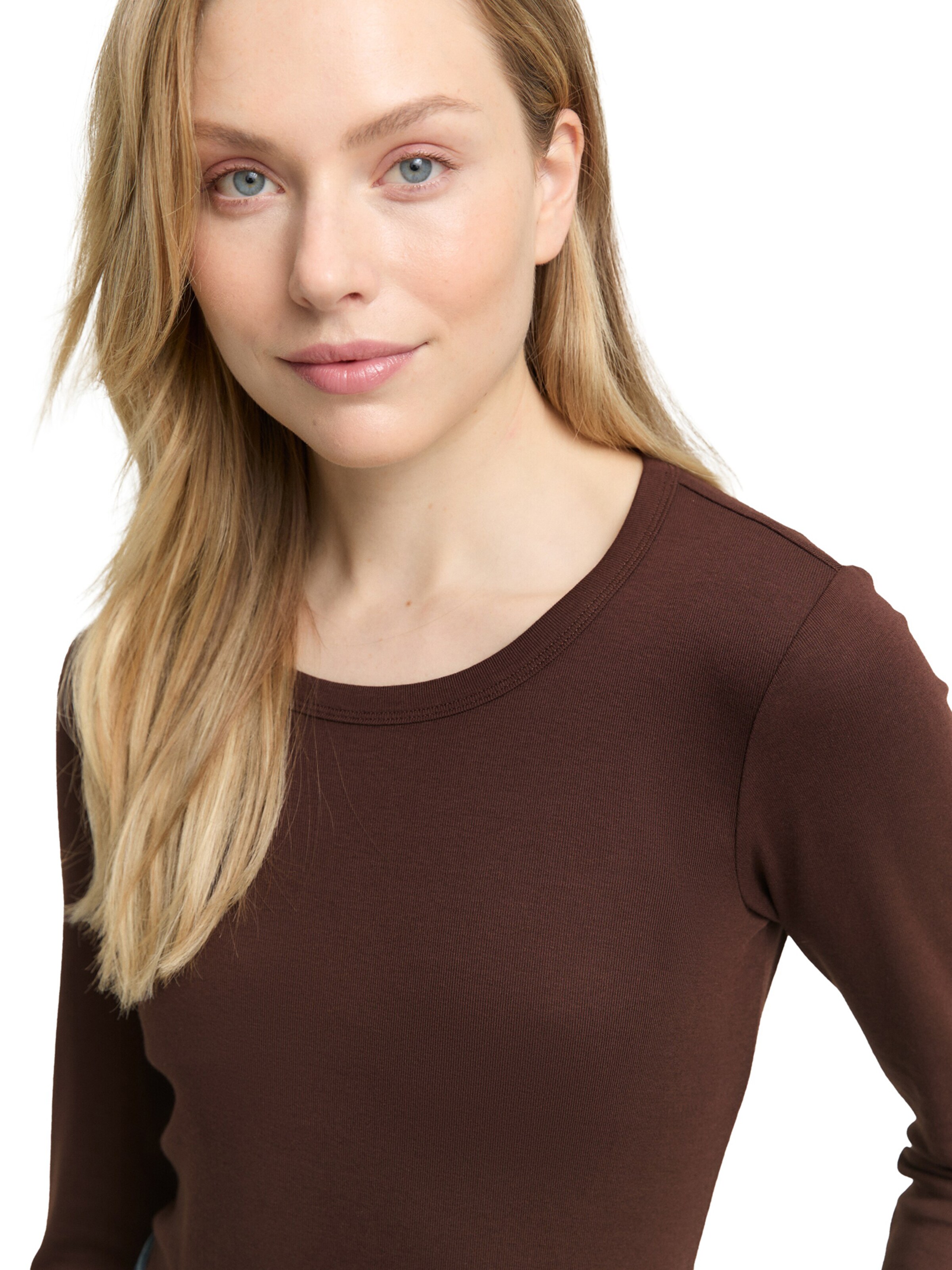 TOM TAILOR - Camiseta en marrón