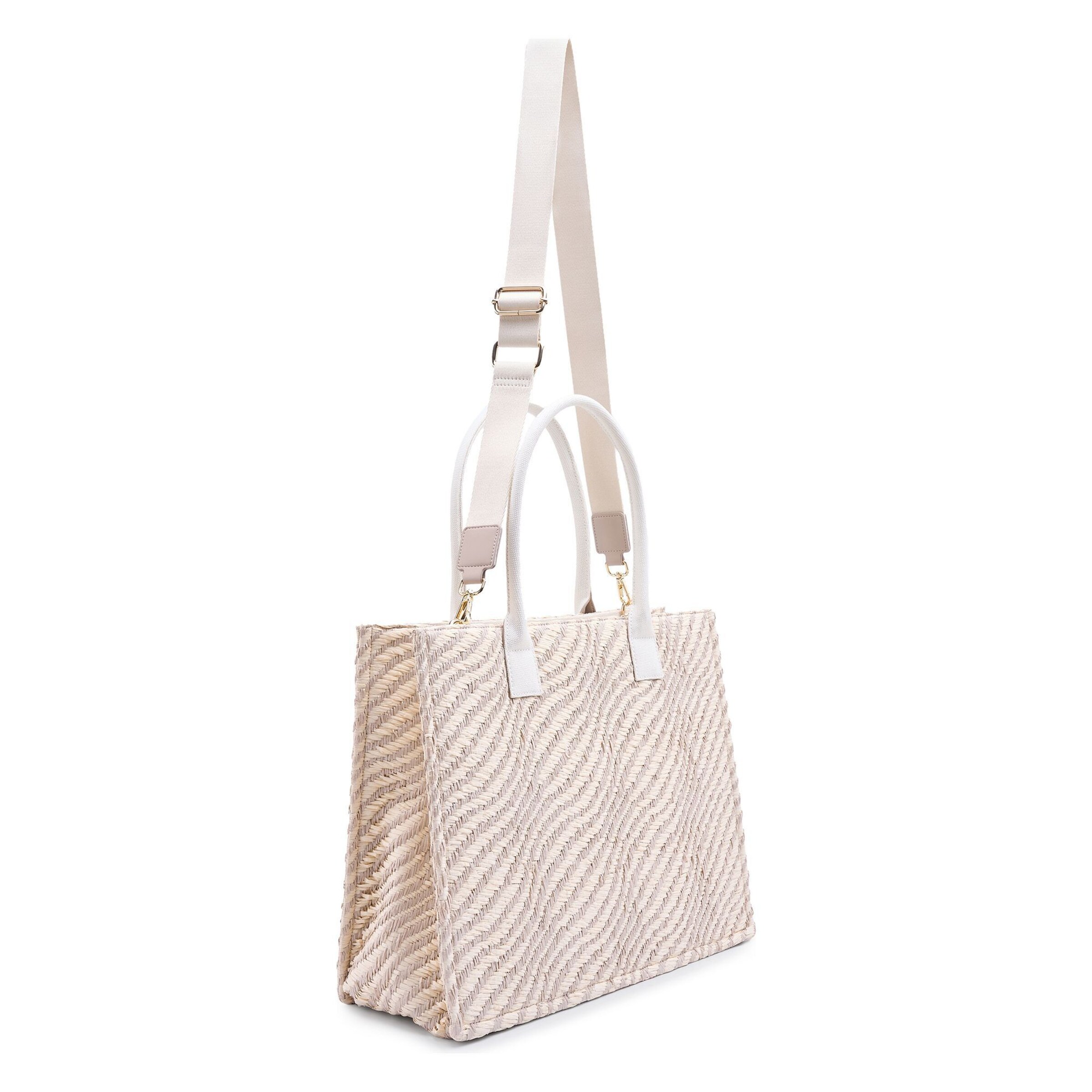 Cabas 'Hulu' Seidenfelt en beige