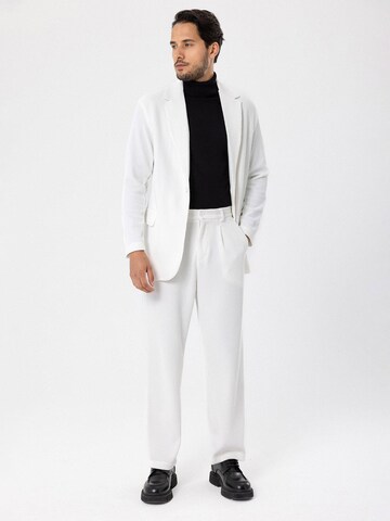 Coupe regular Veste de costume Antioch en blanc