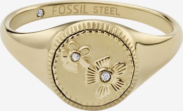 FOSSIL Ring in Gold: predná strana