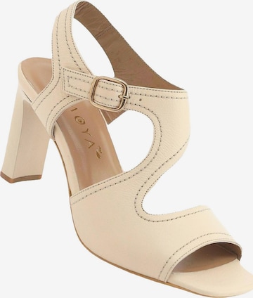 Limoya - Sandalias 'Lucie' en beige: frente