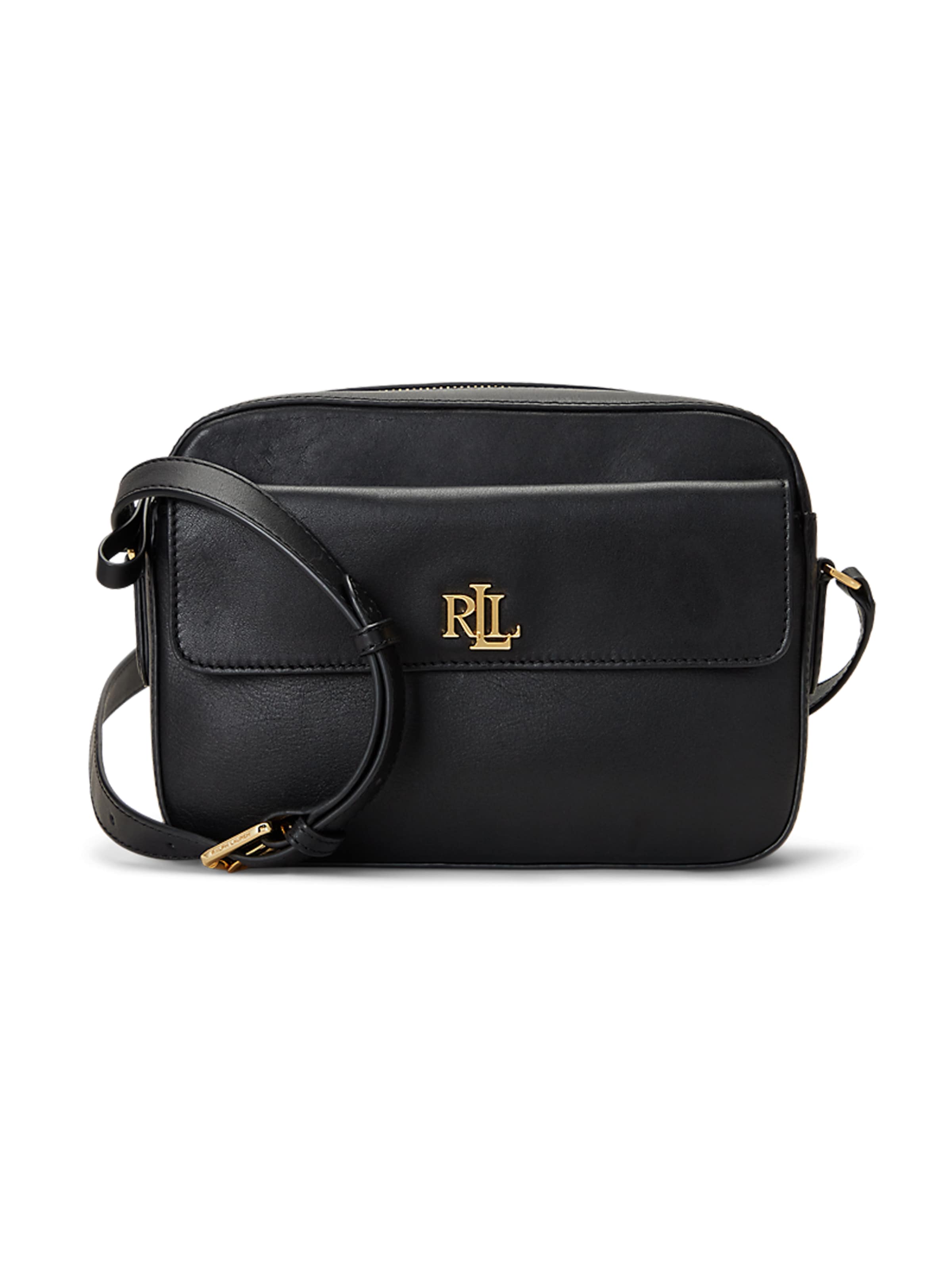 Borsa a tracolla 'MARCY' di Lauren Ralph Lauren in nero