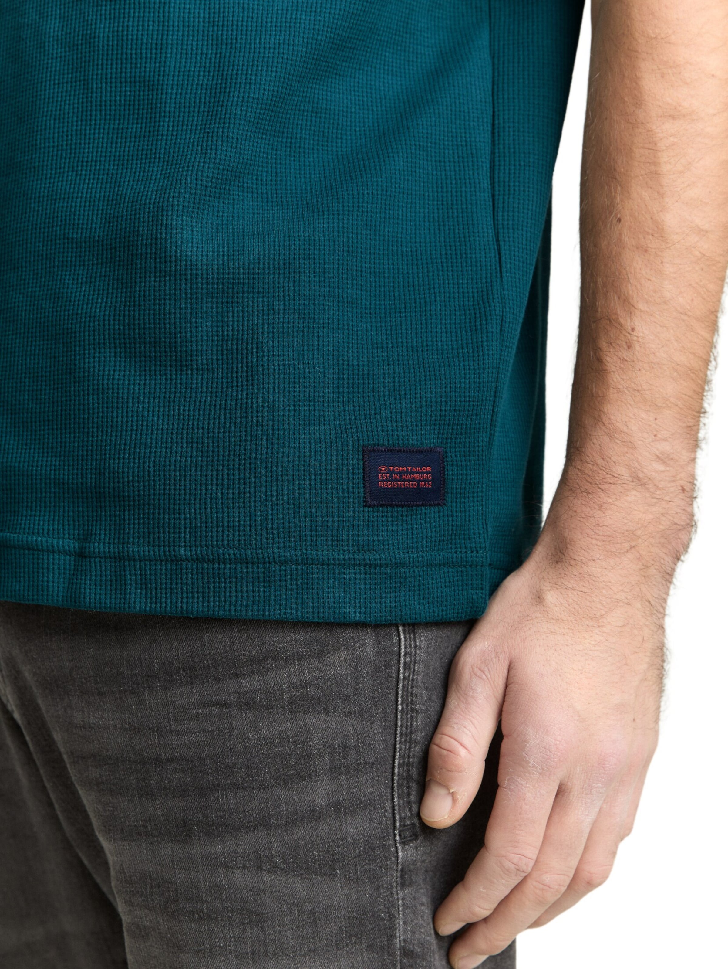 TOM TAILOR T-Shirt in Grün