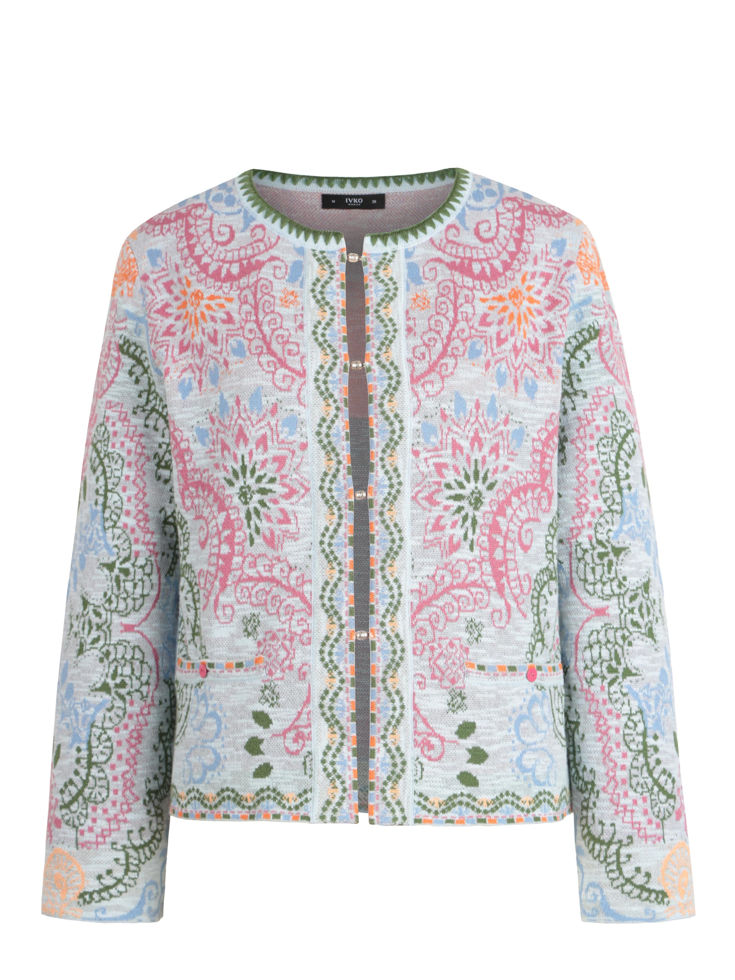 IVKO Knitted Janker in Blue: front