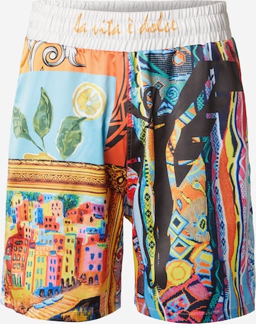 Carlo Colucciregular Hlače - bijela boja: prednji dio