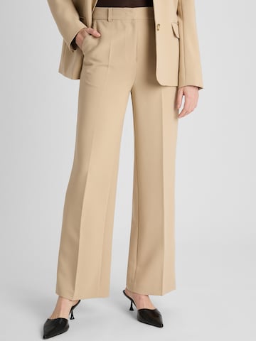 Wide leg Pantaloni cutați 'Jeromina' de la Guido Maria Kretschmer Women pe bej: față