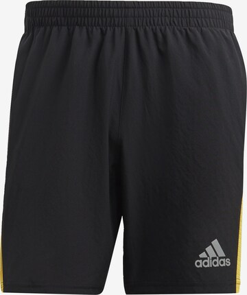 ADIDAS SPORTSWEAR Workout Pants 'Own the Run' in Black: front