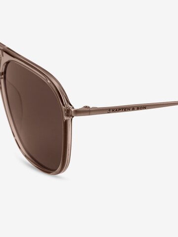 Ochelari de soare 'Zurich Transparent Hazel Brown' de la Kapten & Son pe maro