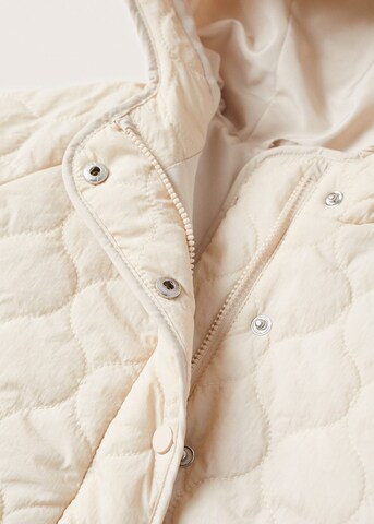 MANGO KIDS Übergangsjacke in Beige