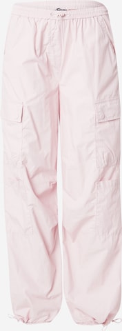 Pantalon cargo Tally Weijl en rose : devant