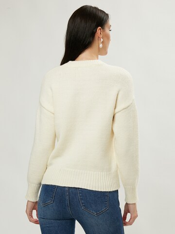 Influencer Pullover in Beige